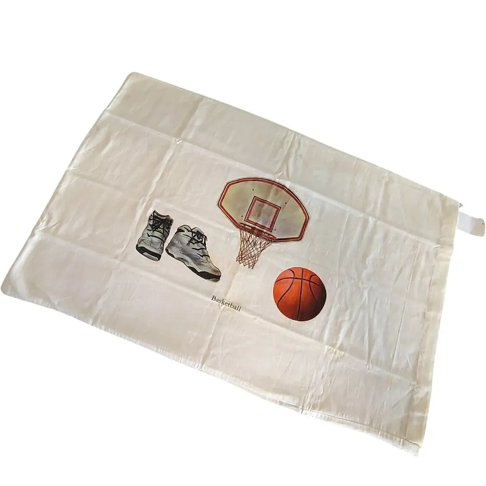 Super Soft 100% Cotton Sports / Basketball / Pillowcase /Boutique Linens